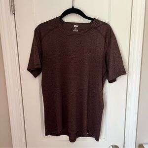 REI Brown Short Sleeve Tee Casual Classic